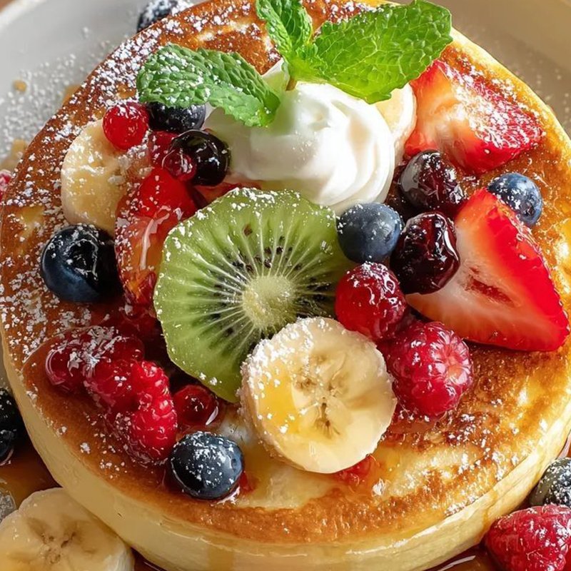 Mixed Fruit Pancakes