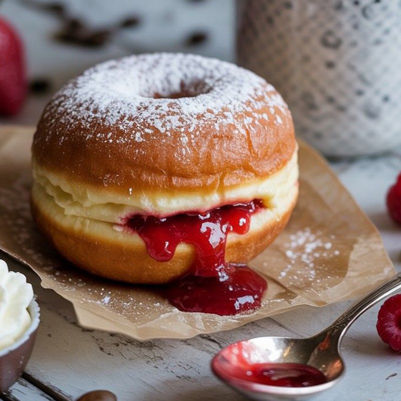 Raspberry Jelly Donut