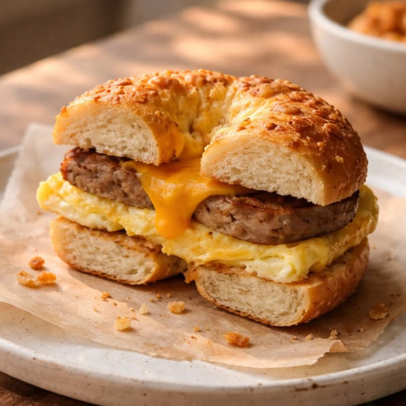 Sausage, Egg and Cheese Sandwich