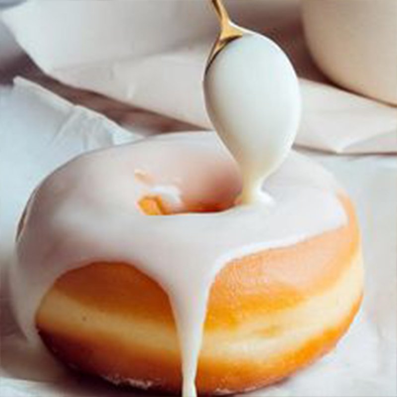 Vanilla Iced Donut